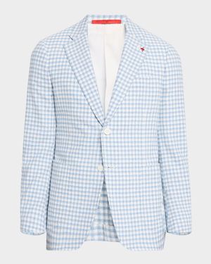 Men's Check Boucle Sport Coat