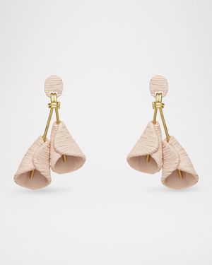 Raffia Calla Lily Earrings