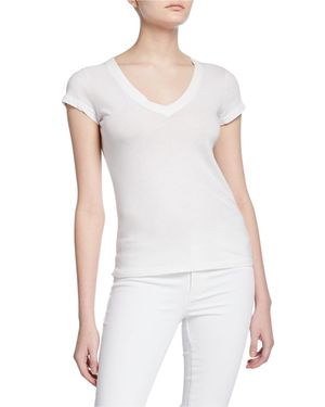 Becca V-Neck Short-Sleeve Tee