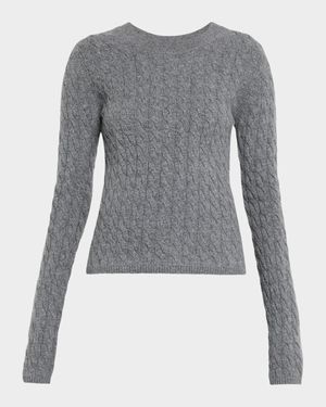 Milla Cashmere Cable-Knit Sweater