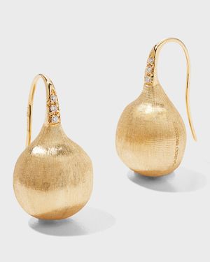 Africa 18K Diamond Drop Earrings