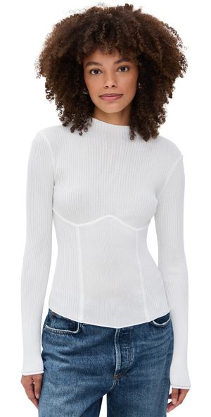 LE BOP Adele Knit Top Everglade XL