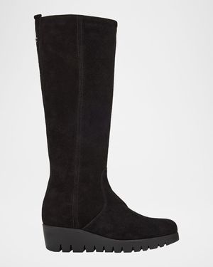 Ty Waterproof Suede Knee-High Boots