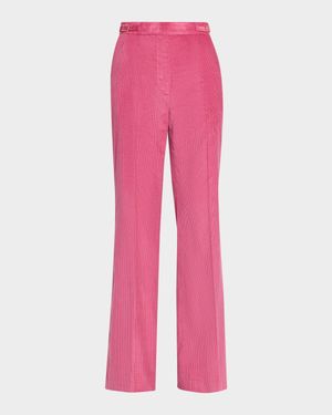Vesta High-Waist Cotton Corduroy Pants
