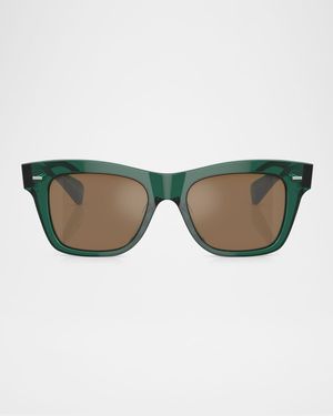 Men's OV5542SU 51 Acetate Square Sunglasses
