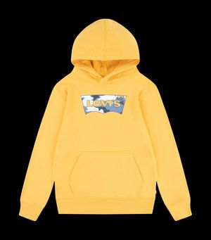 Levi's Kids - Sweat à capuche sérigraphié en coton mélangé - Taille 12A - Orange