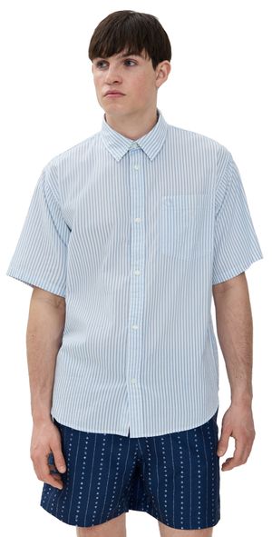 Carhartt WIP Phelps Shirt Phelps Stripe/Bluebird M