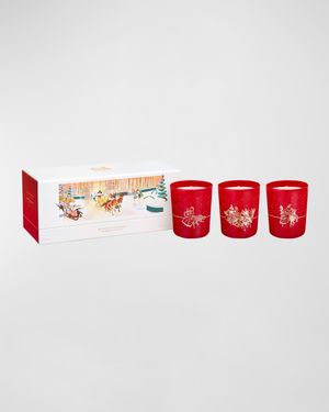 Festive Candle Trio, 3 x 75 g