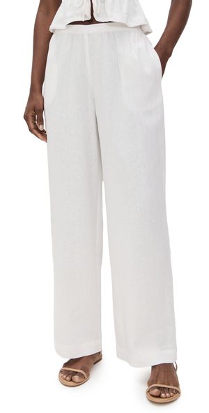 WAYF Clara Pants Ivory S