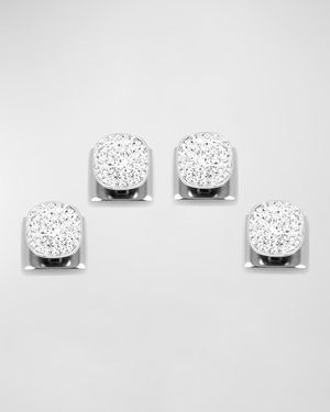 Men's Crystal Pave Shirt Studs