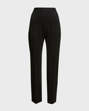 Slim-Leg Crop Pull-On Pants