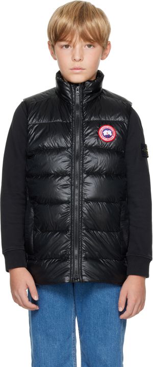 Canada Goose Kids Kids Black Crofton Down Vest