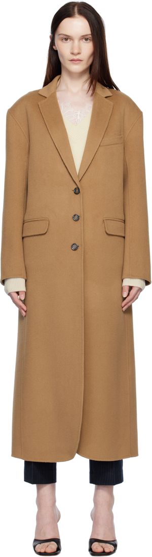 ANINE BING Manteau Quinn brun clair