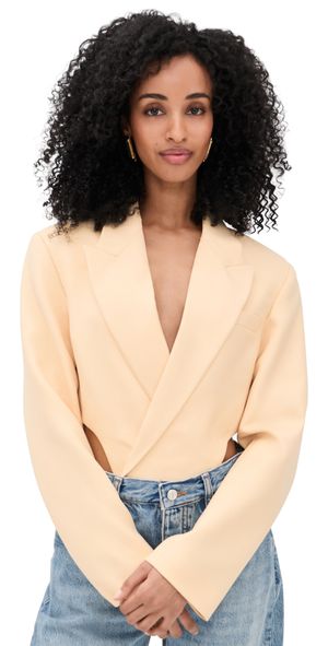 Ronny Kobo Florina Bodysuit Banana S