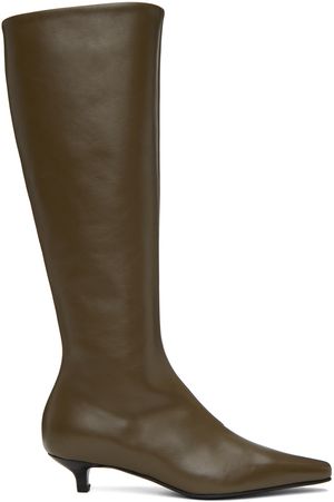 TOTEME Brown 'The Slim' Boots