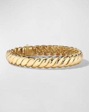 Sculpted Cable Bracelet in 18K Gold, 8.5mm