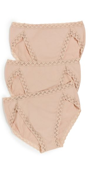 Natori Bliss French Cut 3 Pack Cafe XS