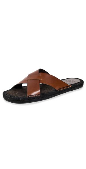 Castañer Keanu Leather Sandals Marron Chocolate 42
