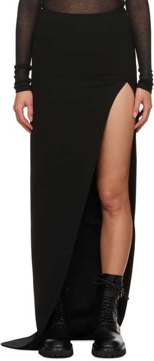 Ann Demeulemeester Black Janita Maxi Skirt