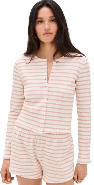 LE BOP Eloise Cardigan Navy/White XXL