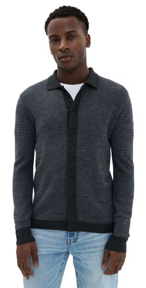 Taylor Stitch The Nichols Birdseye Polo Navy Birdseye 46