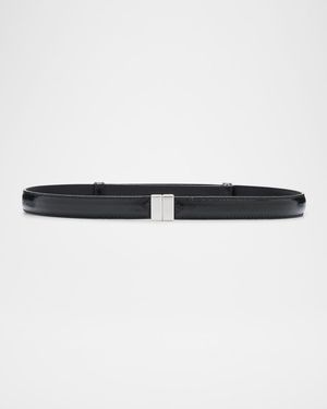 Slide Clasp Naplak Leather Belt