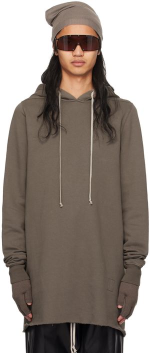 Rick Owens DRKSHDW Pull à capuche gris
