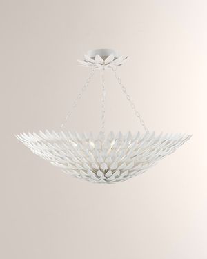 Broche 8-Light Matte White Ceiling Mount