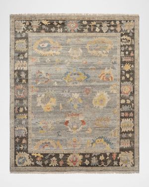Eleanor Gray Hand-Knotted Rug, 12' x 15'