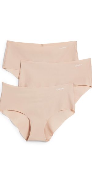 Calvin Klein Underwear Invisibles Hipster 3 Pack Light Caramel M