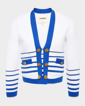 Catie Knit V-Neck Blazer