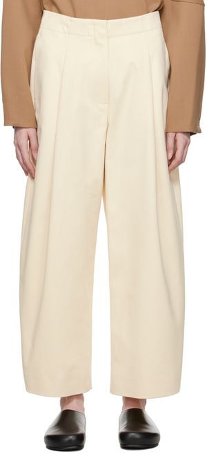Studio Nicholson Off-White Dordoni Trousers
