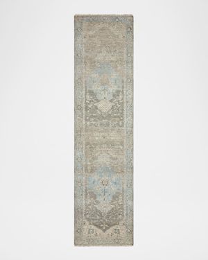 Sterling Hand-Knotted Runner, 3' x 10'