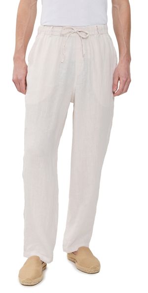 Bather Pearl Linen Leisure Pants Natural XXL