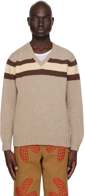 Bode Beige Brewster Sweater