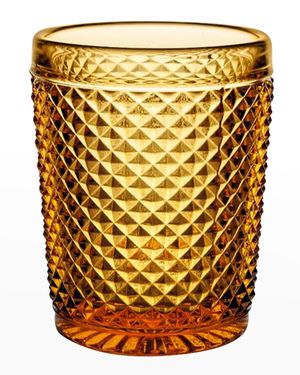 Bicos Amber Lowball Glass