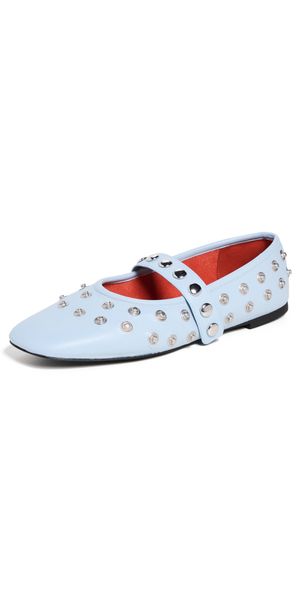 Stella McCartney Ryder Eco Alter Mat Flats Dusty Blue 37