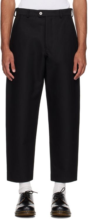 Kenzo Black Kenzo Paris Tapered Straight Trousers