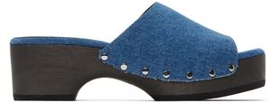 rag & bone Sabots Mara bleu marine