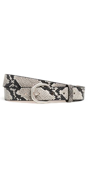 rag & bone Small Audrey Belt White Snake L