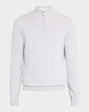 Men's Cashmere Half-Zip Sweater
