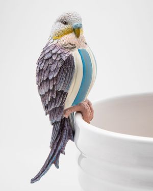Blue Parakeet Pot Climber