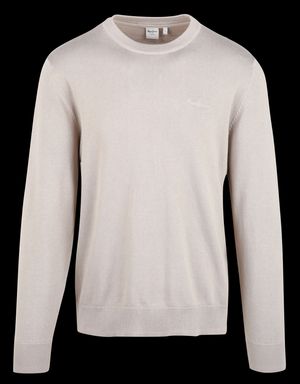 Pepe Jeans - Pull col rond en coton - Taille XL - Beige