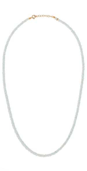 JIA JIA March Aquamarine Beaded Necklace Aquamarine One Size