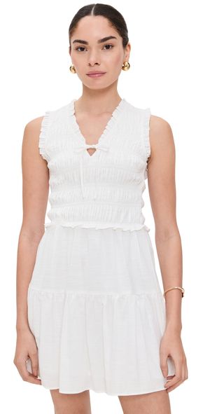 PAIGE Fraise Dress White L