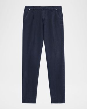 Men's Straight Fit Flat-Front Pants