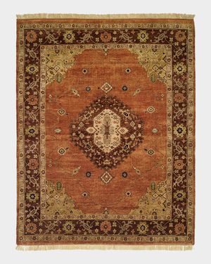 Medallion Hand-Knotted Rug 10' x 14'