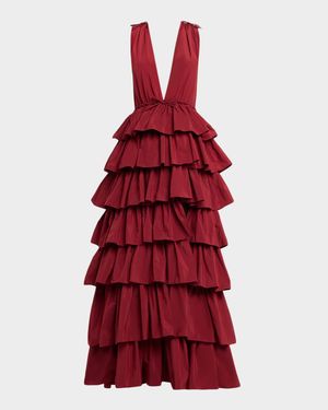 Henriette Ruffle Gown