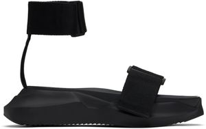 Rick Owens Sandales Spartan Geth noires à bride de cheville - Hollywood