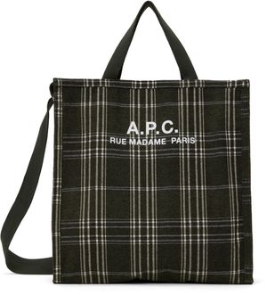 A.P.C. Khaki Recuperation Shopping Tote